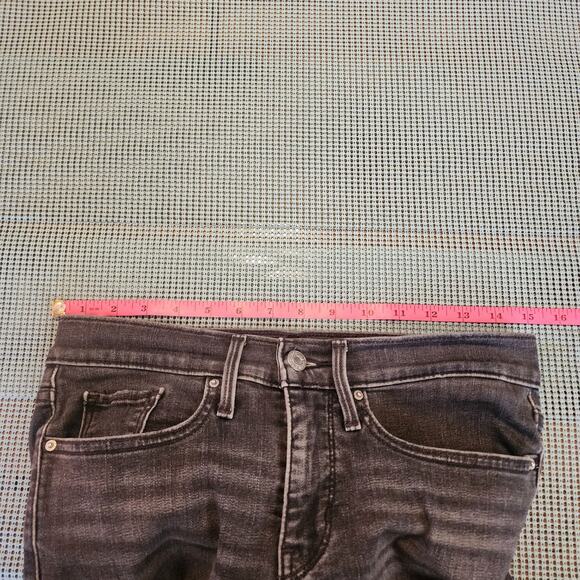 Levi's 311 Black Studded Shaping Skinny Jeans Size 27, Whiskered Denim - Picture 3 of 5